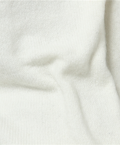 CIAOPANIC（チャオパニック）の「【Ciaopanic】アンゴラPUP/O（ニット/セーター・レディース・ネイビー/グレー/レッド/オフホワイト・FREE）」の11枚目の写真