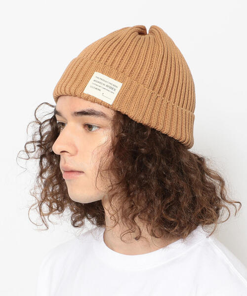 AVIREX(アヴィレックス)の「COTTON WATCH CAP / コットン ワッチ キャップ / AVIREX / アヴィレックス(ニットキャップ/ビーニー・メンズ・ブラック/ブラウン/オフホワイト/オリーブ・FREE)」の11枚目の写真