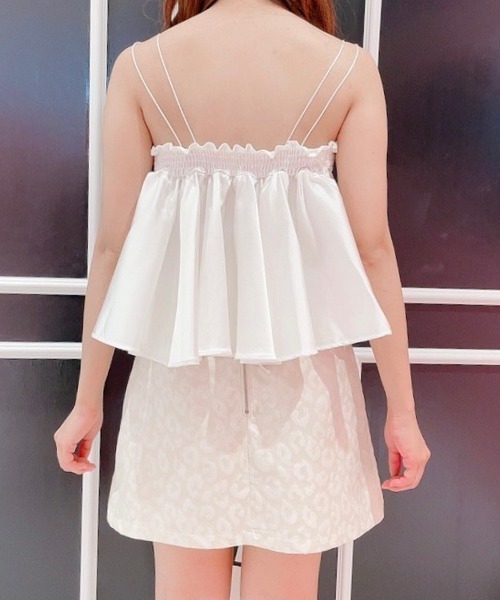 PAIN(ペイン)の「パールサテンキャミトップス(キャミソール・レディース・ホワイト/ブラック/ブルー・FREE)」の21枚目の写真