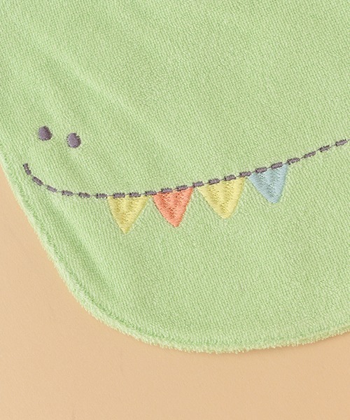 kladskap（クレードスコープ）の「アニマルスタイ（スタイ/よだれかけ・キッズ・ライトグリーン/クリーム/ネイビー・FREE）」の7枚目の写真