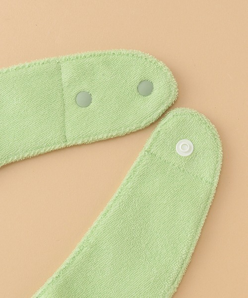 kladskap（クレードスコープ）の「アニマルスタイ（スタイ/よだれかけ・キッズ・ライトグリーン/クリーム/ネイビー・FREE）」の5枚目の写真