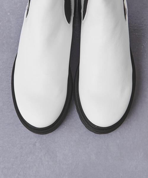 Carmen Salas（カルメンサラス）の「＜Carmen　Salas（カルメン サラス）＞SIDE GORE ブーツ†（ブーツ・レディース・ブラック/ホワイト・38/35/36/37）」の10枚目の写真