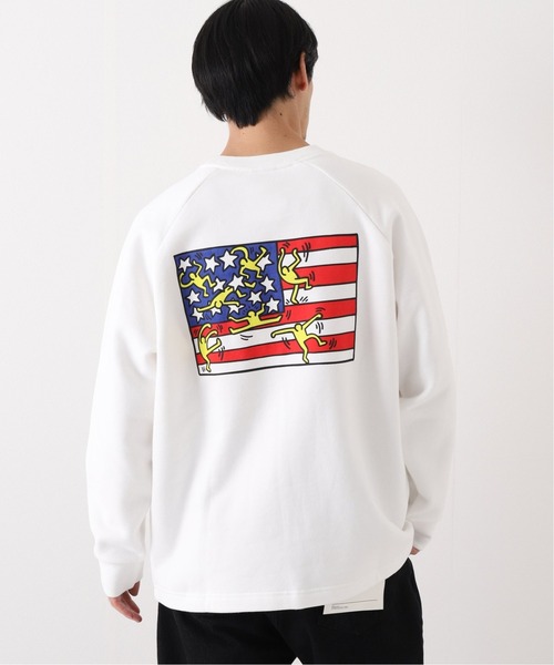 JOINT WORKS(ジョイントワークス)の「【ManhattanPortage×Keith Haring】 SWEAT(スウェット・メンズ・ホワイト・MEDIUM/LARGE)」の2枚目の写真