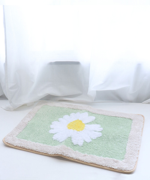 Opt!（オプト）の「〈Opt!/オプト〉Flower Rug Mat/フラワーラグマット（ラグ/マット・レディース・ネイビー/グレー/グリーン・ONE SIZE）」の11枚目の写真