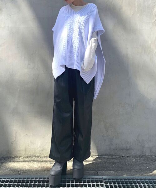 DANKE SCHON(ダンケシェーン)の「DankeSchon/ダンケシェーン/エコレザースラックス/EcoLether Slacks(その他パンツ・メンズ・ブラック・SMALL/MEDIUM)」の17枚目の写真