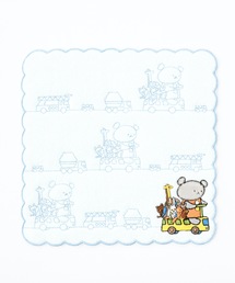 COCO WALK（ココウォーク）の「COCOWALK:こぐまちゃん ステッチハンカチ（ハンカチ/ハンドタオル・キッズ）」
