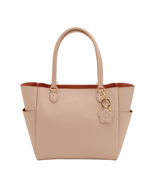 【マリークワント】フリップサイドカラー トートバッグ　通勤　通学　A4　ベージュ MARY QUANT ONLINE SHOP｜マリークヮントオンラインショップ