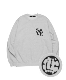 【LMC】SAVE ORGANIC SWEATSHIRT / エルエムシー セーブ ロゴ オーガニック スウェットシャツ