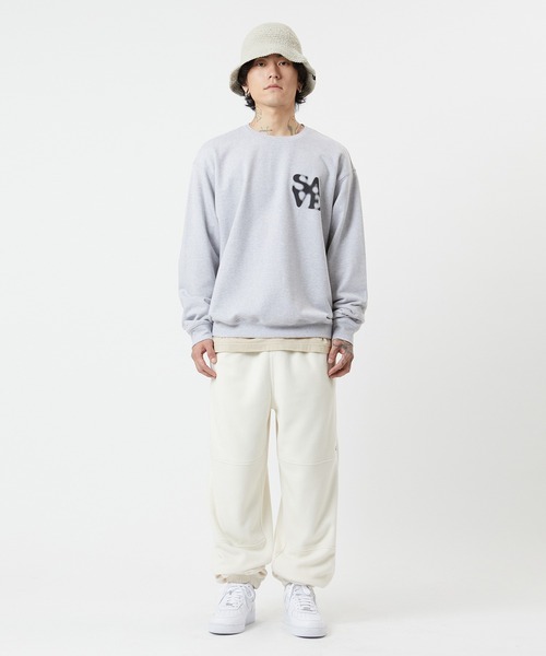 LMCの「【LMC】SAVE ORGANIC SWEATSHIRT / エルエムシー セーブ ロゴ オーガニック スウェットシャツ(スウェット・メンズ・グレー・SMALL/MEDIUM/LARGE/X-LARGE)」の5枚目の写真