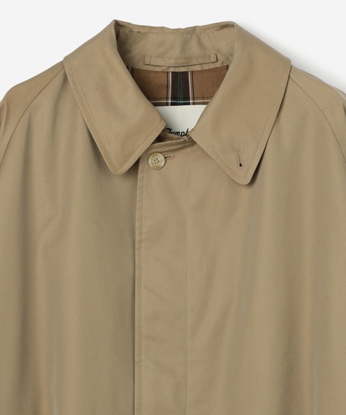 GYMPHLEX(ジムフレックス)の「【Gymphlex】ベルテッドバルマカーンコート MEN(ステンカラーコート・メンズ・ベージュ・LARGE/SMALL/MEDIUM)」の5枚目の写真