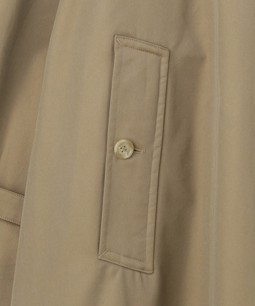 GYMPHLEX(ジムフレックス)の「【Gymphlex】ベルテッドバルマカーンコート MEN(ステンカラーコート・メンズ・ベージュ・LARGE/SMALL/MEDIUM)」の3枚目の写真