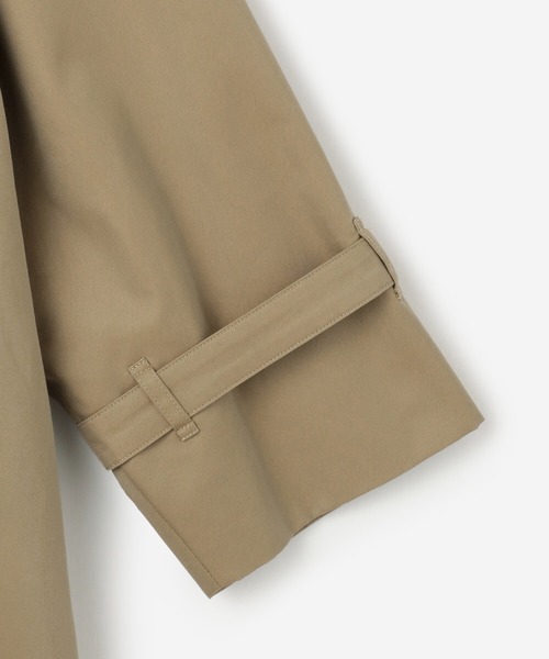 GYMPHLEX(ジムフレックス)の「【Gymphlex】ベルテッドバルマカーンコート MEN(ステンカラーコート・メンズ・ベージュ・LARGE/SMALL/MEDIUM)」の8枚目の写真