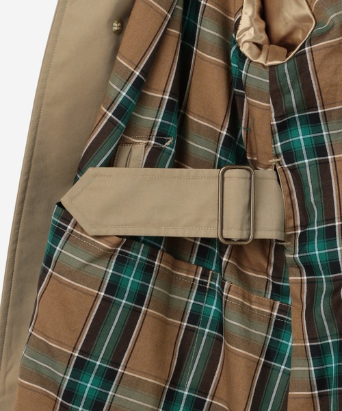 GYMPHLEX(ジムフレックス)の「【Gymphlex】ベルテッドバルマカーンコート MEN(ステンカラーコート・メンズ・ベージュ・LARGE/SMALL/MEDIUM)」の20枚目の写真