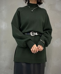 &g'aime | 【＆g'aime】アウトリンクングハイネックニット(ニット/セーター)