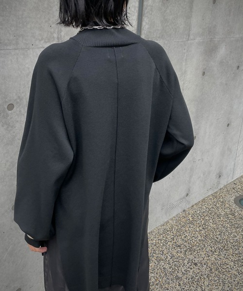 &g'aime（アンジェム）の「【＆g'aime】アウトリンクングハイネックニット（ニット/セーター・レディース・カーキ/パープル/ベージュ/ブラック・FREE）」の14枚目の写真