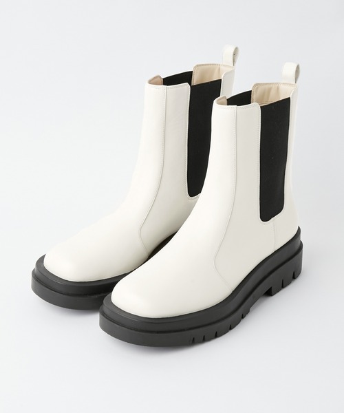 Chaco closet（チャコ クローゼット）の「トラックソール 厚底 サイドゴア チェルシーブーツ（ブーツ・レディース・ブラック/ダークブラウン/アイボリー/アッシュブラウン・S/M/L）」の9枚目の写真