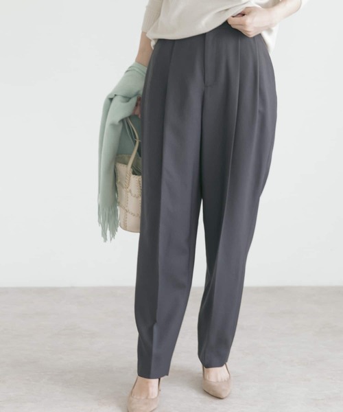 URBAN RESEARCH ROSSO WOMEN（アーバンリサーチ　ロッソ）の「コクーンタックトラウザー（その他パンツ・レディース・チャコールグレー/モカ/レッド・38/36）」の22枚目の写真