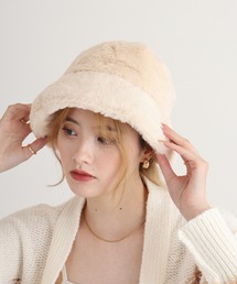 RUCCHE フェイクファー２WAYHAT