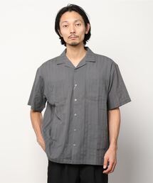 koe（コエ）の「カラミ半袖オープンカラーシャツ*（シャツ/ブラウス・メンズ）」