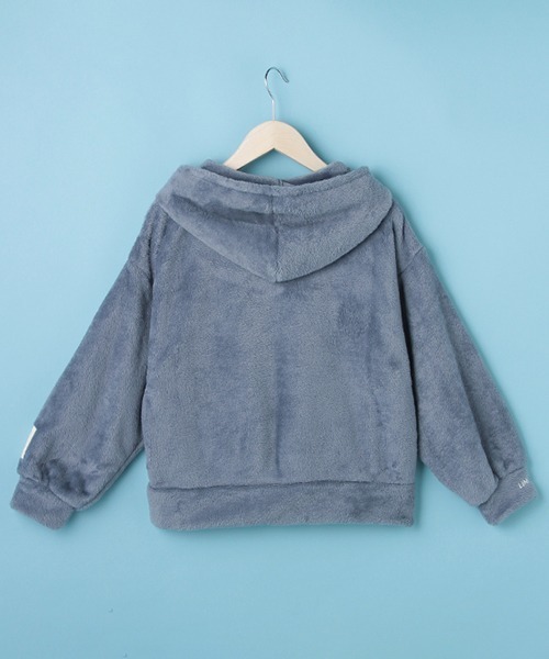 Lindsay（リンジィ）の「【PEANUTSコラボ】もふもふジップパーカ（パーカー・キッズ・アイボリー・L/S/M）」の4枚目の写真