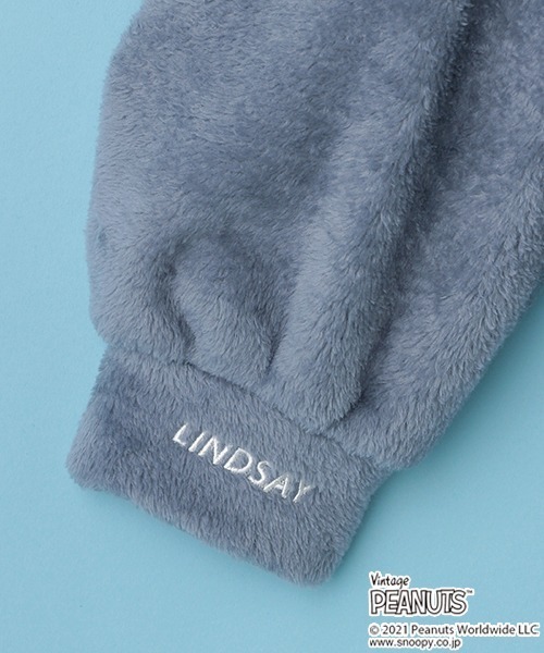 Lindsay（リンジィ）の「【PEANUTSコラボ】もふもふジップパーカ（パーカー・キッズ・アイボリー・L/S/M）」の7枚目の写真