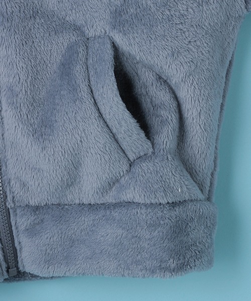 Lindsay（リンジィ）の「【PEANUTSコラボ】もふもふジップパーカ（パーカー・キッズ・アイボリー・L/S/M）」の8枚目の写真