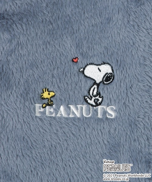 Lindsay（リンジィ）の「【PEANUTSコラボ】もふもふジップパーカ（パーカー・キッズ・アイボリー・L/S/M）」の9枚目の写真