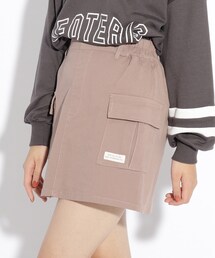 PINK-latte（ピンクラテ）の「◆【ニコラ掲載商品】カーゴスカート（スカート・キッズ）」