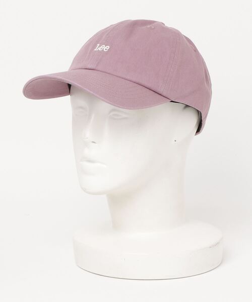 Lee（リー）の「Lee COLOR LOW CAP OG COTTON カラー ローキャップ（キャップ・レディース・ホワイト/ブラック/ベージュ/ピンク/オレンジ/ネイビー/パープル/ブルー/グリーン・FREE）」の7枚目の写真