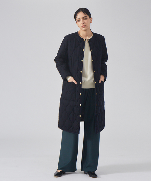 qualite（カリテ）の「2WAYブライトニットプルオーバー（ニット/セーター・レディース・アイボリー/ベージュ/グリーン/チャコールグレー・フリー）」の11枚目の写真