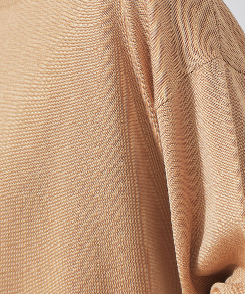 qualite（カリテ）の「2WAYブライトニットプルオーバー（ニット/セーター・レディース・アイボリー/ベージュ/グリーン/チャコールグレー・フリー）」の21枚目の写真