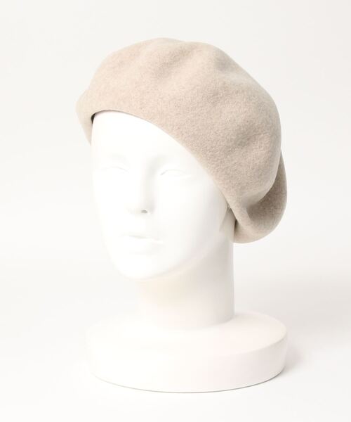 CIAOPANIC（チャオパニック）の「ウールベレー（ハンチング/ベレー帽・メンズ・グレー/アイボリー/ブラック・FREE）」の2枚目の写真