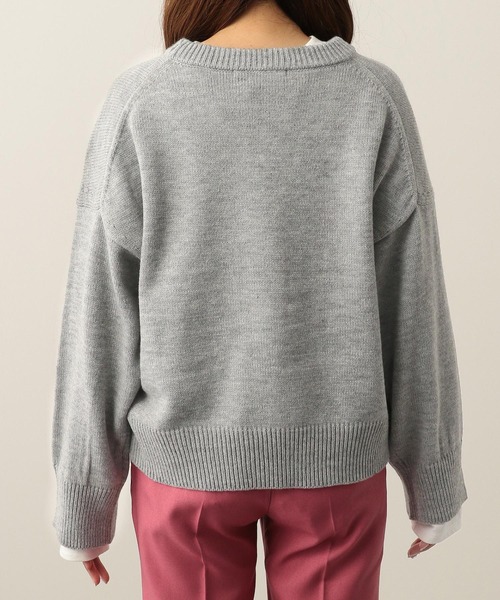 Heather（ヘザー）の「刺繍LOGOニット 261880（ニット/セーター）」 - WEAR