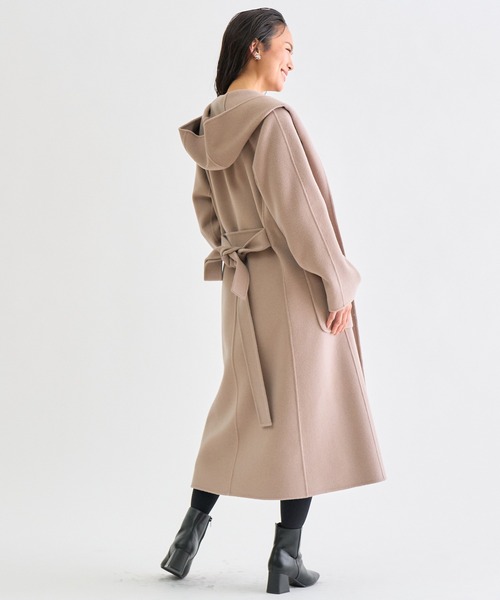 完売品✨ANAYI シャルムビーバーフードコート スプリングコート ANAYI（アナイ）の「シャルムビーバーフード コート（その他アウター