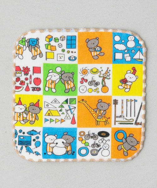 COCO WALK（ココウォーク）の「COCOWALK:こぐまちゃんえほん ガーゼミニハンカチ（ハンカチ/ハンドタオル・キッズ・A/B/C/D・FREE）」の3枚目の写真