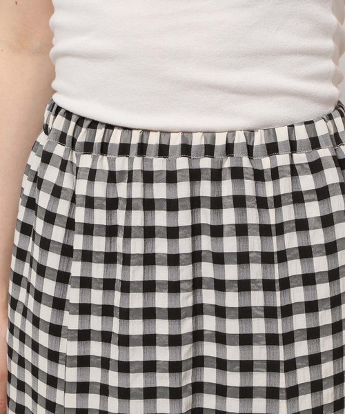 LEPSIM(レプシィム)の「ギンガムマーメイドスカート 260527(スカート・レディース・パープル/ブラック/イエロー/グリーン/パープル系その他・MEDIUM/LARGE)」の14枚目の写真