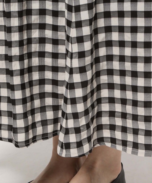 LEPSIM(レプシィム)の「ギンガムマーメイドスカート 260527(スカート・レディース・パープル/ブラック/イエロー/グリーン/パープル系その他・MEDIUM/LARGE)」の16枚目の写真