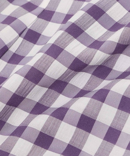 LEPSIM(レプシィム)の「ギンガムマーメイドスカート 260527(スカート・レディース・パープル/ブラック/イエロー/グリーン/パープル系その他・MEDIUM/LARGE)」の21枚目の写真