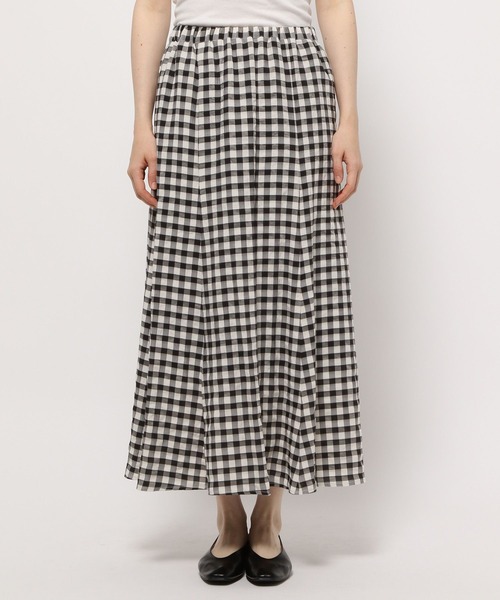 LEPSIM(レプシィム)の「ギンガムマーメイドスカート 260527(スカート・レディース・パープル/ブラック/イエロー/グリーン/パープル系その他・MEDIUM/LARGE)」の11枚目の写真