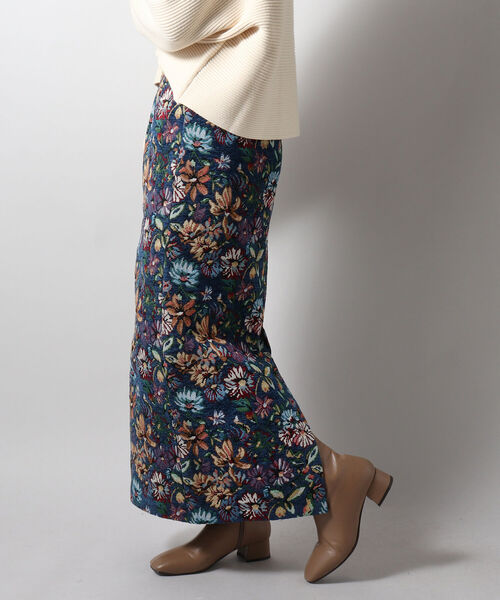 fredy emue（フレディエミュ）の「ジャガードタイトロングスカート（スカート・レディース・ホワイト系その他5/ブルー系その他7・38/36）」の14枚目の写真