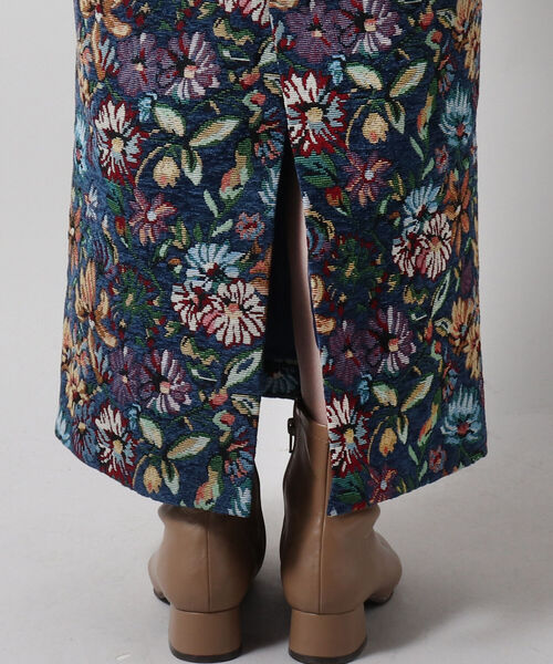 fredy emue（フレディエミュ）の「ジャガードタイトロングスカート（スカート・レディース・ホワイト系その他5/ブルー系その他7・38/36）」の16枚目の写真