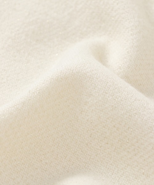 ikka（イッカ）の「薄手ラメ入り起毛ストール（ストール/ショール・レディース・ライトグレー/ブラック/ブルー/ベージュ/ピンク・FREE）」の17枚目の写真