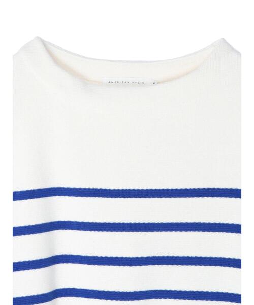 AMERICAN HOLIC(アメリカンホリック)の「パネルボーダーニットプルオーバー(ニット/セーター・レディース・ブルー/グリーン・M/L)」の20枚目の写真