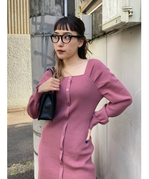 SLY(スライ)の「CLASSIC FRAME GLASSES メガネ(メガネ・レディース・ブラック/マルチ・FREE)」の22枚目の写真