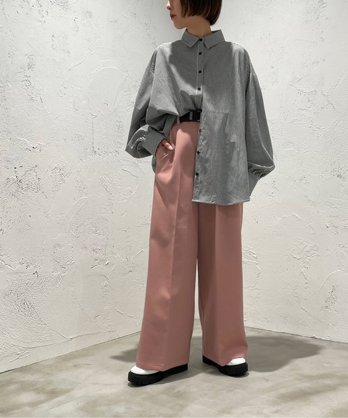 apres jour mignon(アプレジュールミニョン)の「ギンガムチェックシャツ【ZOZOTOWN限定アイテム】(シャツ/ブラウス・レディース・ブルー系その他/ブラック系その他/グリーン系その他・X-LARGE/フリー)」の9枚目の写真