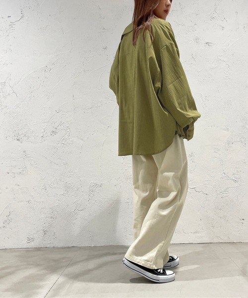 apres jour mignon(アプレジュールミニョン)の「ギンガムチェックシャツ【ZOZOTOWN限定アイテム】(シャツ/ブラウス・レディース・ブルー系その他/ブラック系その他/グリーン系その他・X-LARGE/フリー)」の15枚目の写真