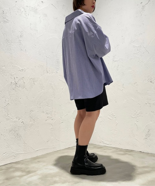 apres jour mignon(アプレジュールミニョン)の「ギンガムチェックシャツ【ZOZOTOWN限定アイテム】(シャツ/ブラウス・レディース・ブルー系その他/ブラック系その他/グリーン系その他・X-LARGE/フリー)」の21枚目の写真