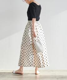 green label relaxing（グリーンレーベルリラクシング）の「【矢野未希子さん着用】 コルトレイクリネン フレア スカート（スカート）」