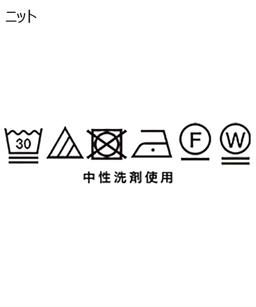 OPAQUE.CLIP（オペークドットクリップ）の「◆レイヤードカラーデザインリブニット（ニット/セーター・レディース・グレー/オフホワイト/グリーン・38）」の9枚目の写真