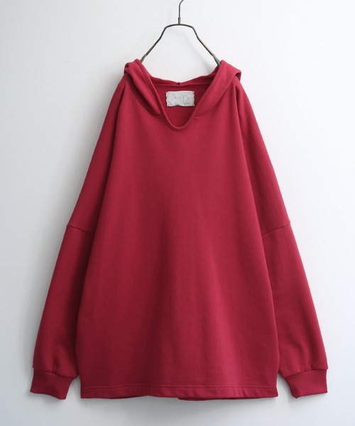 osharewalker（オシャレウォーカー）の「【廃盤】『ゆるラフ裏毛パーカー』（パーカー・レディース・ブラック/ベージュ/ネイビー/レッド/ラベンダー/ライトカーキ/ロイヤルブルー・FREE）」の17枚目の写真